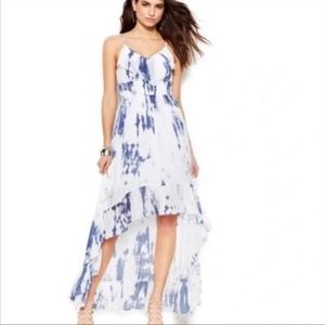Guess Tie Dye High Low Maxi Dress
